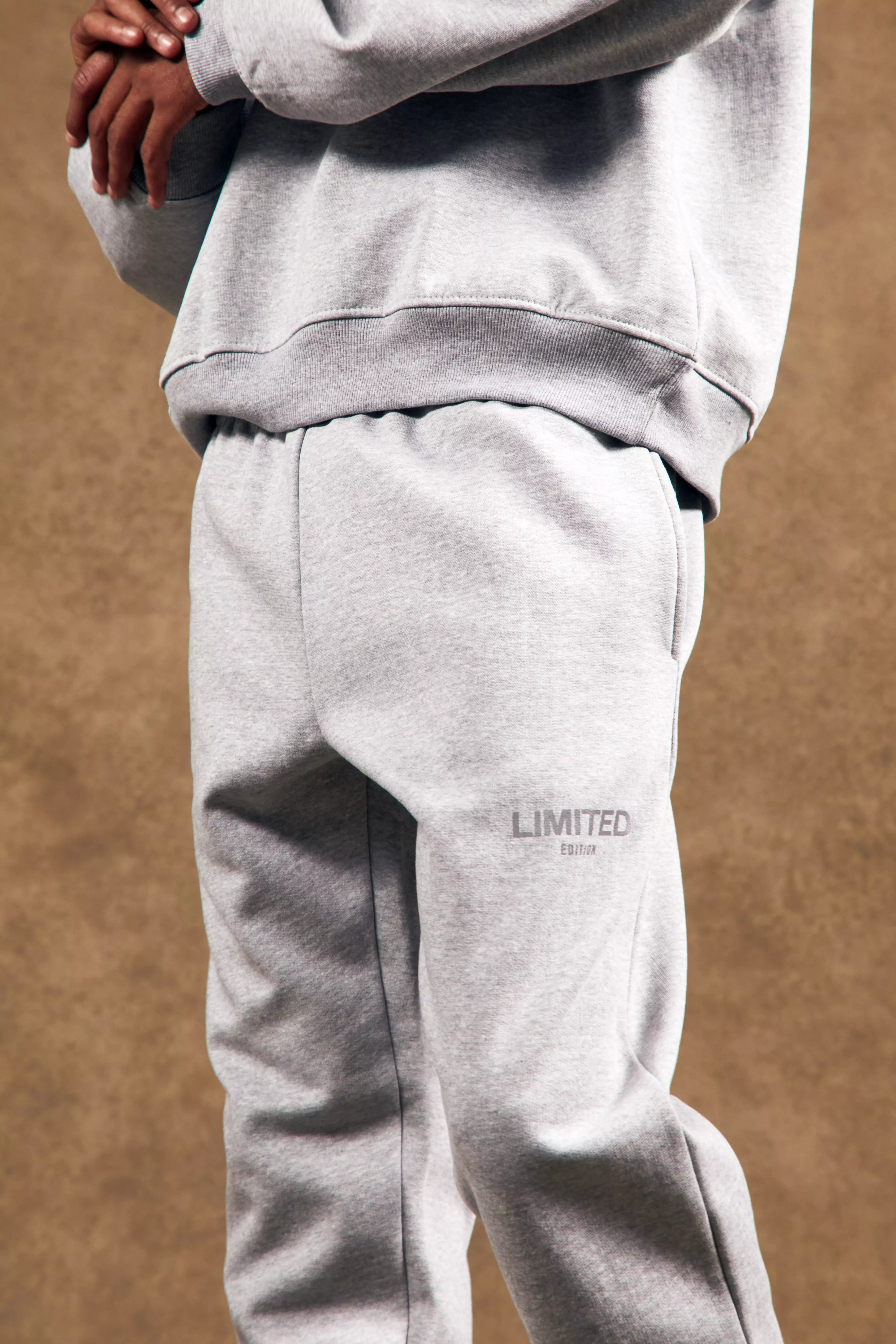 Grey discount boohooman joggers